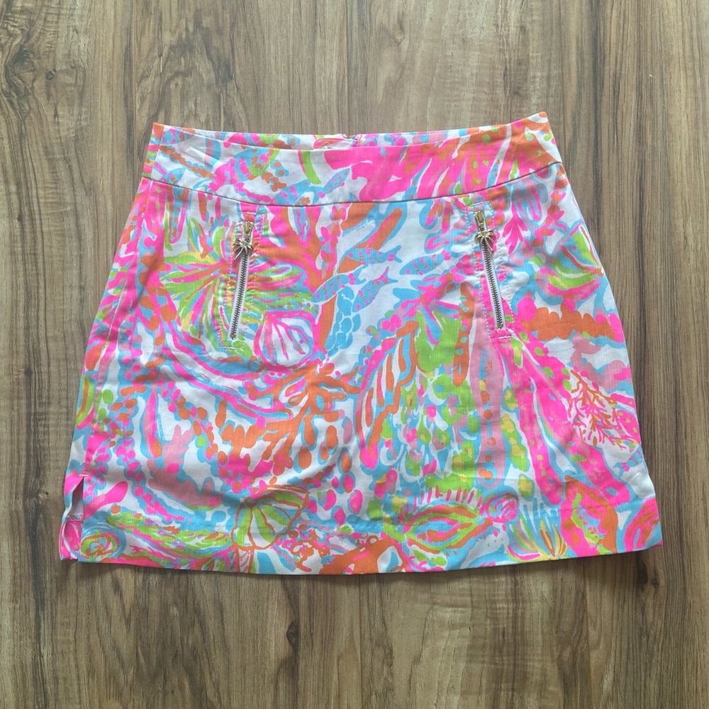 Lilly Pulitzer Marigold Skort Scuba to Cuba